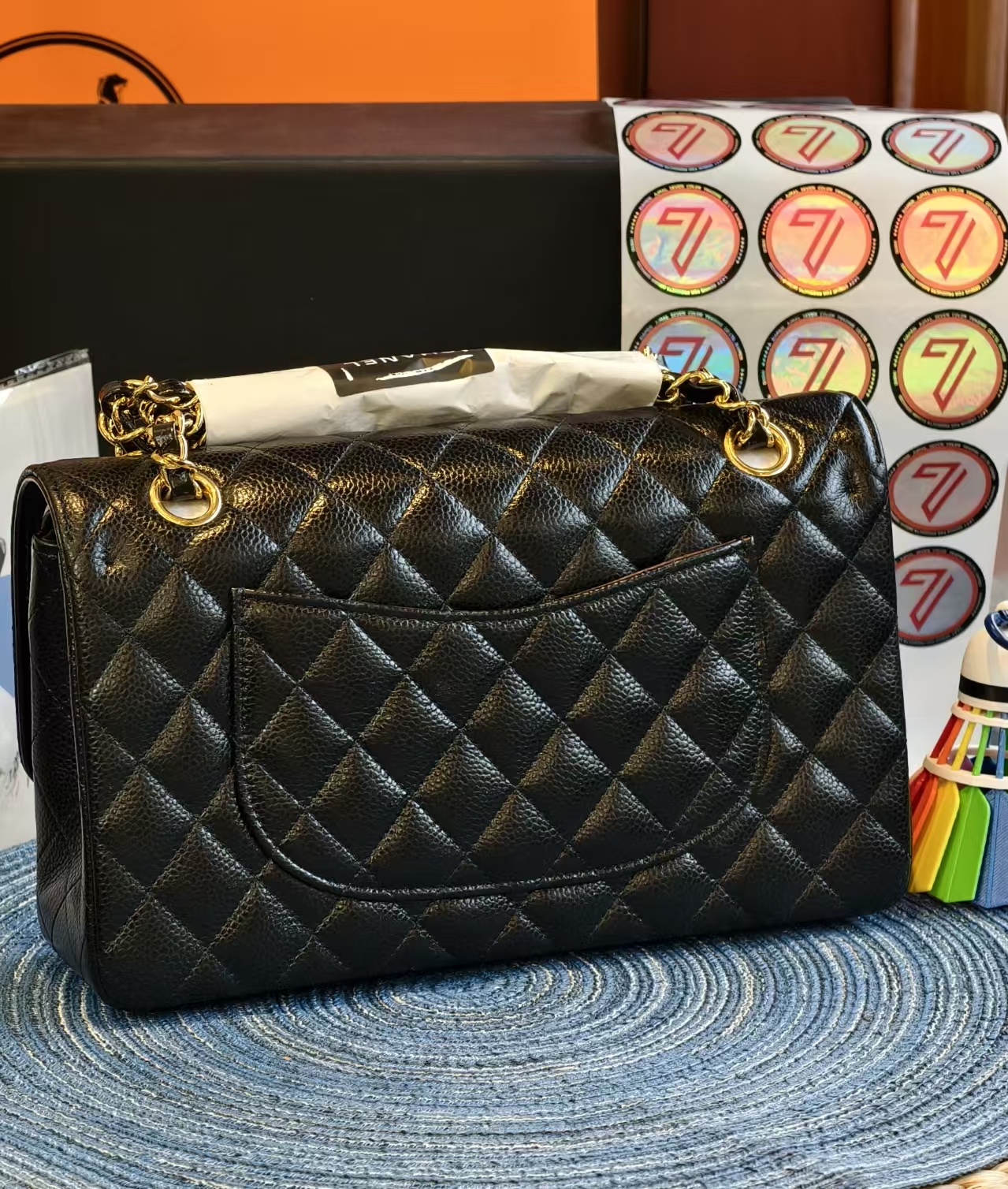 Chanel Classic 11.12 Medium Flap Bag - CAVIAR gallery image 4